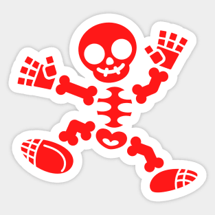 Skeleton Jig - Red Edition Sticker